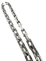 Louis Vuitton Silver Monogram Collier Chain Necklace