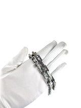 Louis Vuitton Silver Monogram Collier Chain Necklace