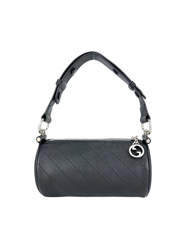 Gucci Black Leather Blondie Sakai Shoulder Bag Mini