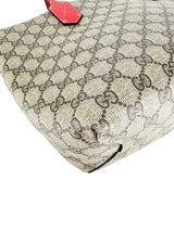 Gucci Brown and Beige Coated Canvas Reversible Tote Bag Small