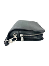 Louis Vuitton Black Taiga Leather Baikal Clutch Bag