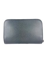 Louis Vuitton Black Taiga Leather Baikal Clutch Bag