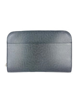 Louis Vuitton Black Taiga Leather Baikal Clutch Bag