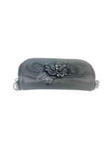 Chanel Black Lambskin and Patent Leather Camelia Chocolate Bar Handbag