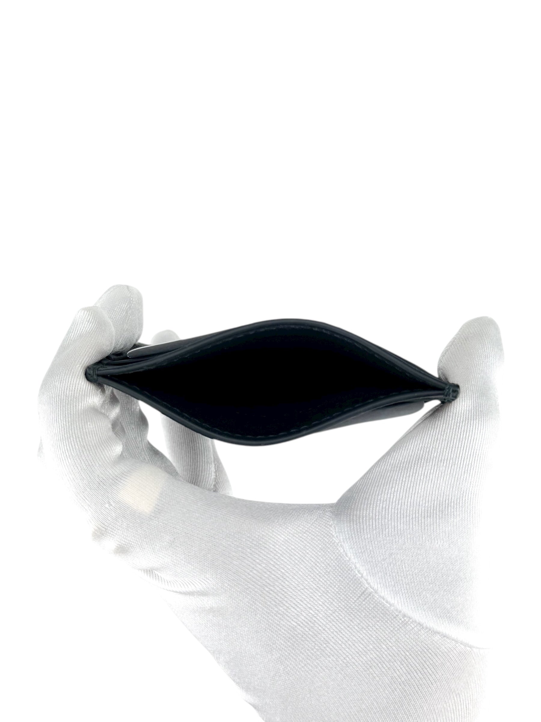 Gucci Black GG Rubber Effect Card Case