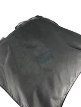 Prada Vintage Dark Brown Nylon Tessuto Tote Bag