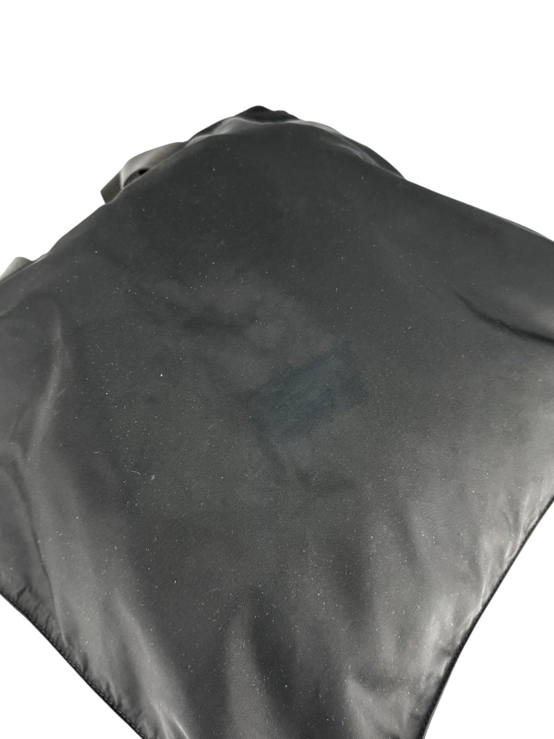 Prada Vintage Dark Brown Nylon Tessuto Tote Bag