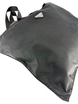 Prada Vintage Dark Brown Nylon Tessuto Tote Bag