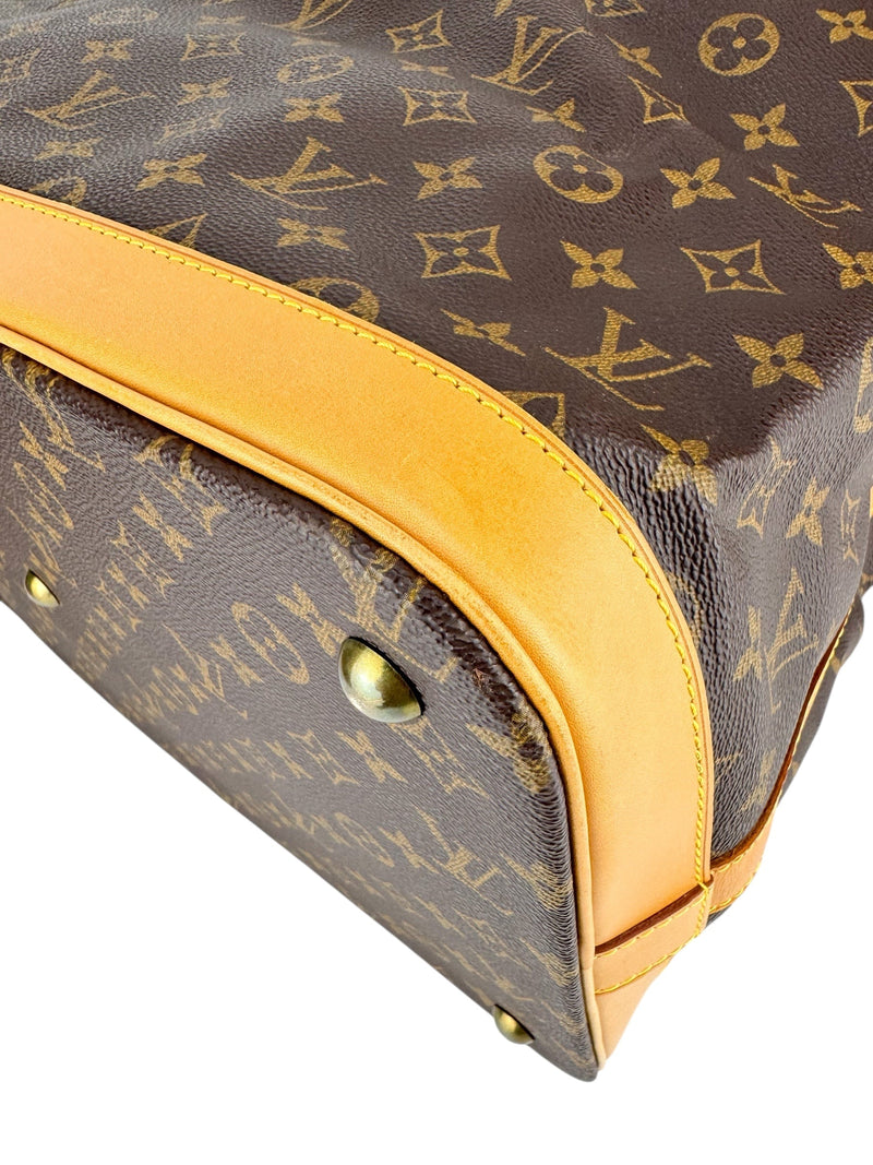 Louis Vuitton Monogram Canvas Leather Cruiser Travel Bag