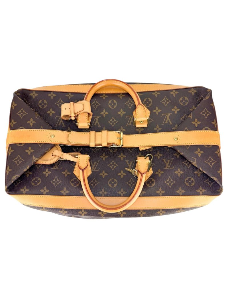 Louis Vuitton Monogram Canvas Leather Cruiser Travel Bag
