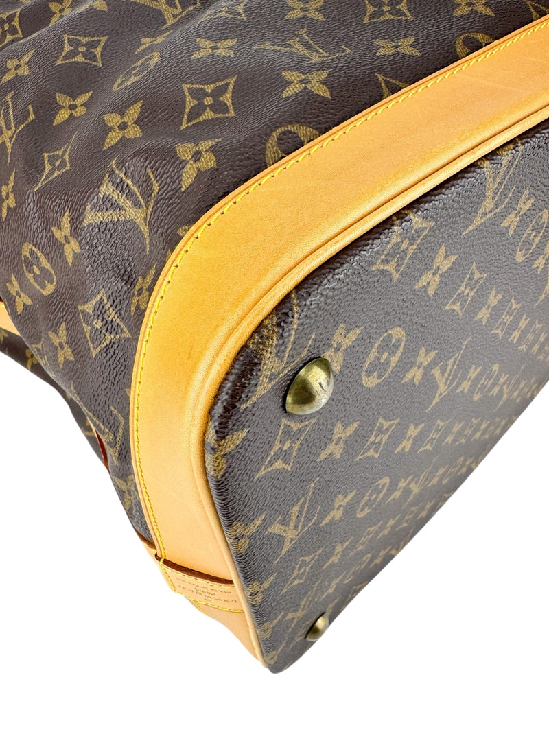 Louis Vuitton Monogram Canvas Leather Cruiser Travel Bag