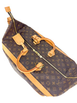 Louis Vuitton Monogram Canvas Leather Cruiser Travel Bag
