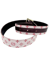 Louis Vuitton Cerise Monogram Canvas Saint Tulle Belt 34/85