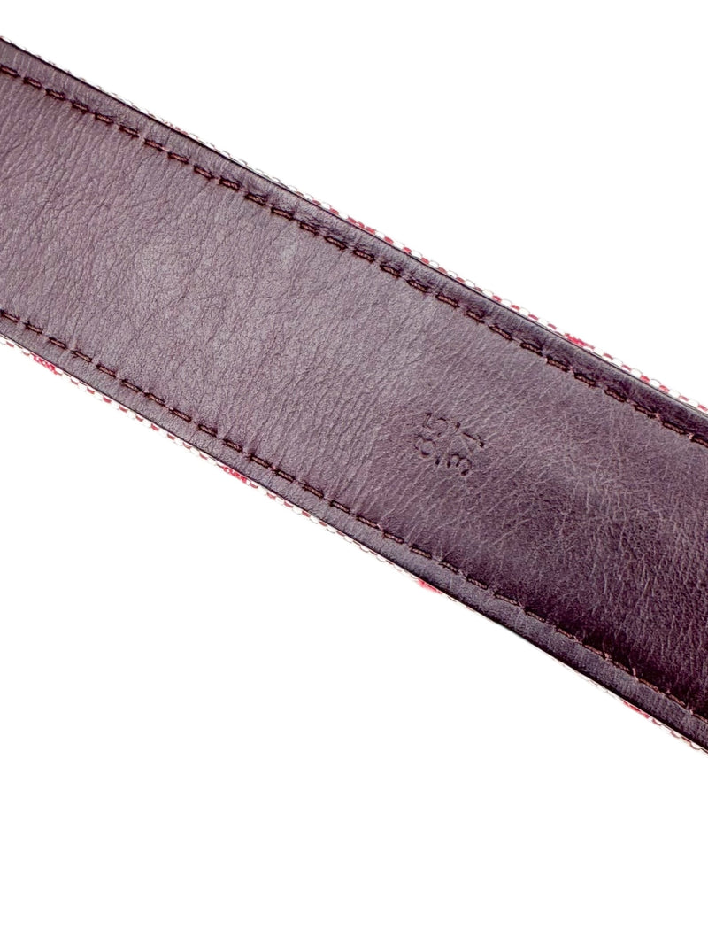 Louis Vuitton Cerise Monogram Canvas Saint Tulle Belt 34/85