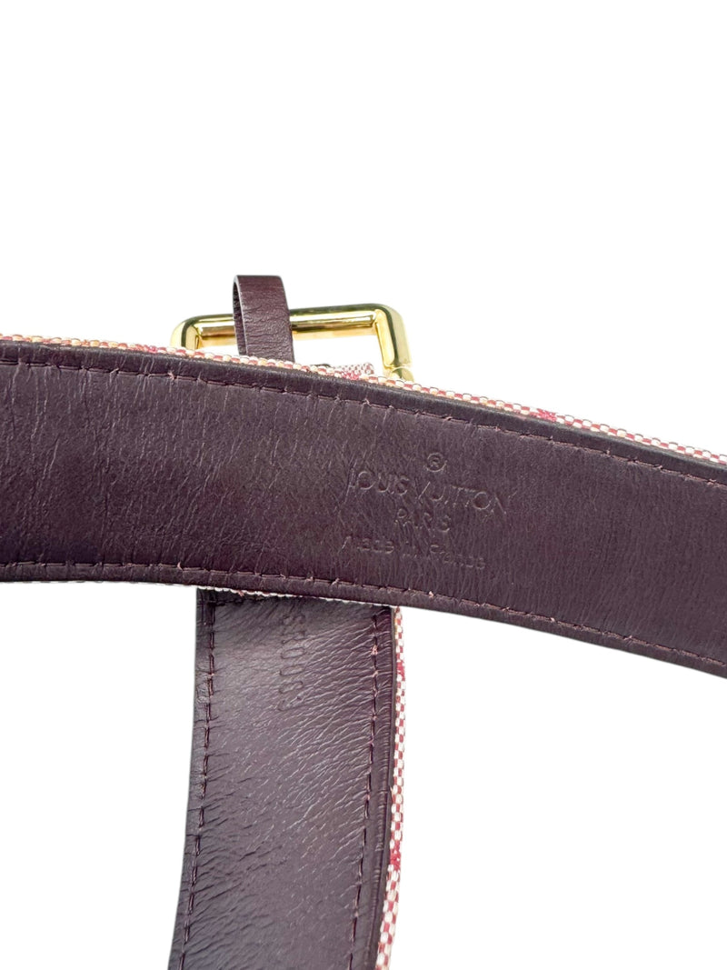 Louis Vuitton Cerise Monogram Canvas Saint Tulle Belt 34/85