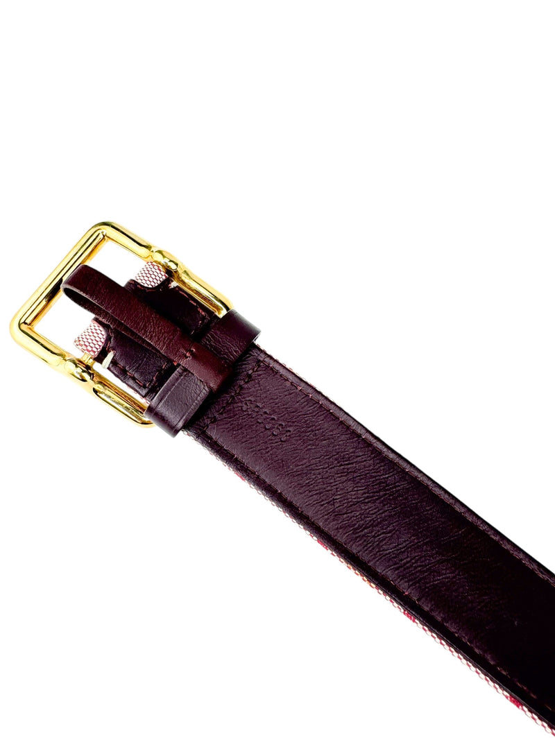 Louis Vuitton Cerise Monogram Canvas Saint Tulle Belt 34/85