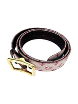 Louis Vuitton Cerise Monogram Canvas Saint Tulle Belt 34/85