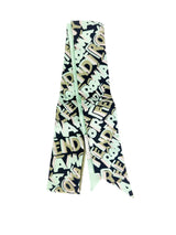 Fendi Bubble Letter Olive Green, Mint Green, Black and Pink Bandeau