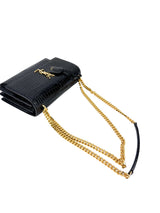 Saint Laurent Black Leather Sunset Shoulder Bag