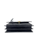 Saint Laurent Black Leather Sunset Shoulder Bag