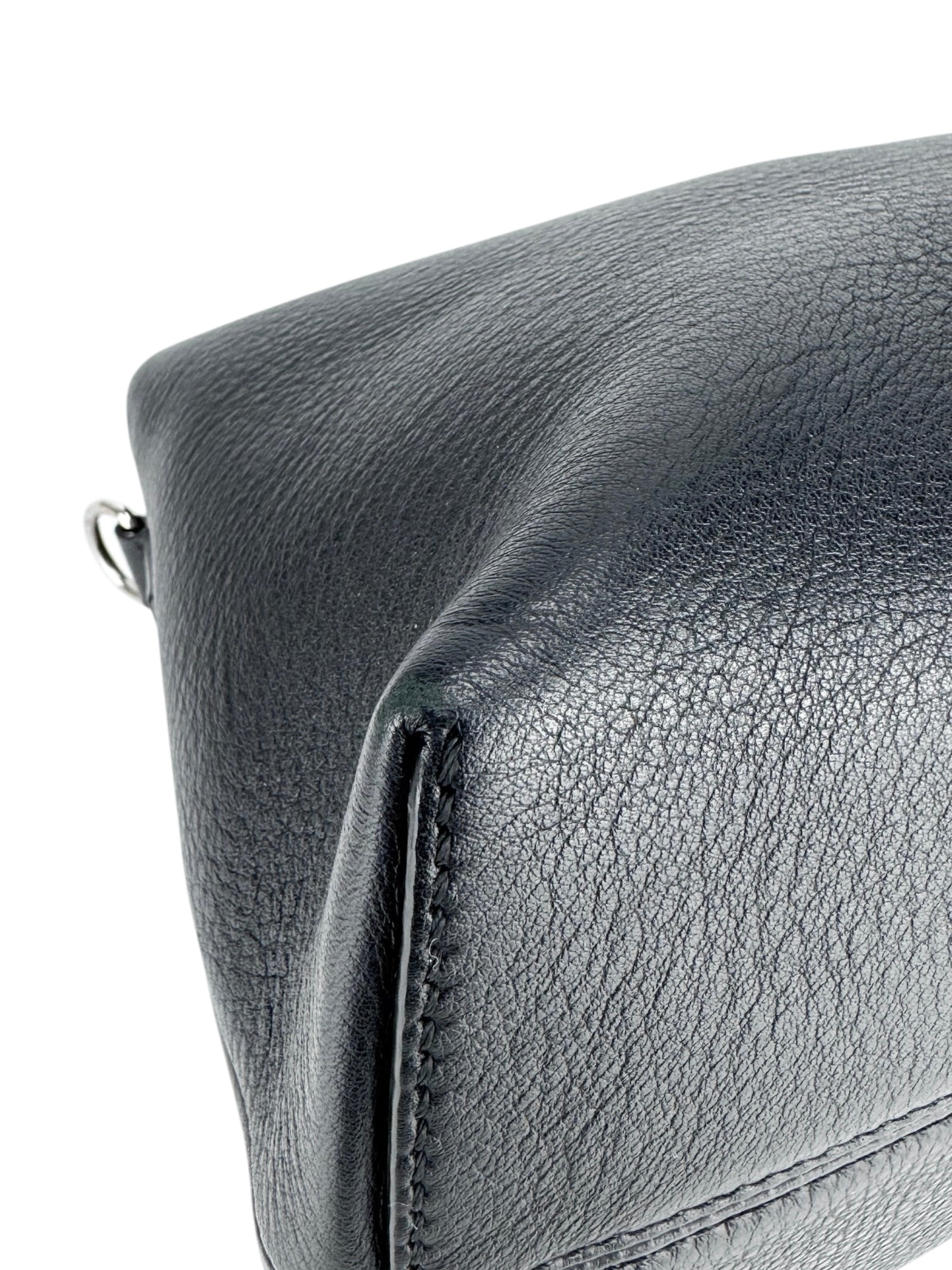 Fendi Black Leather By the Way Bag Medium