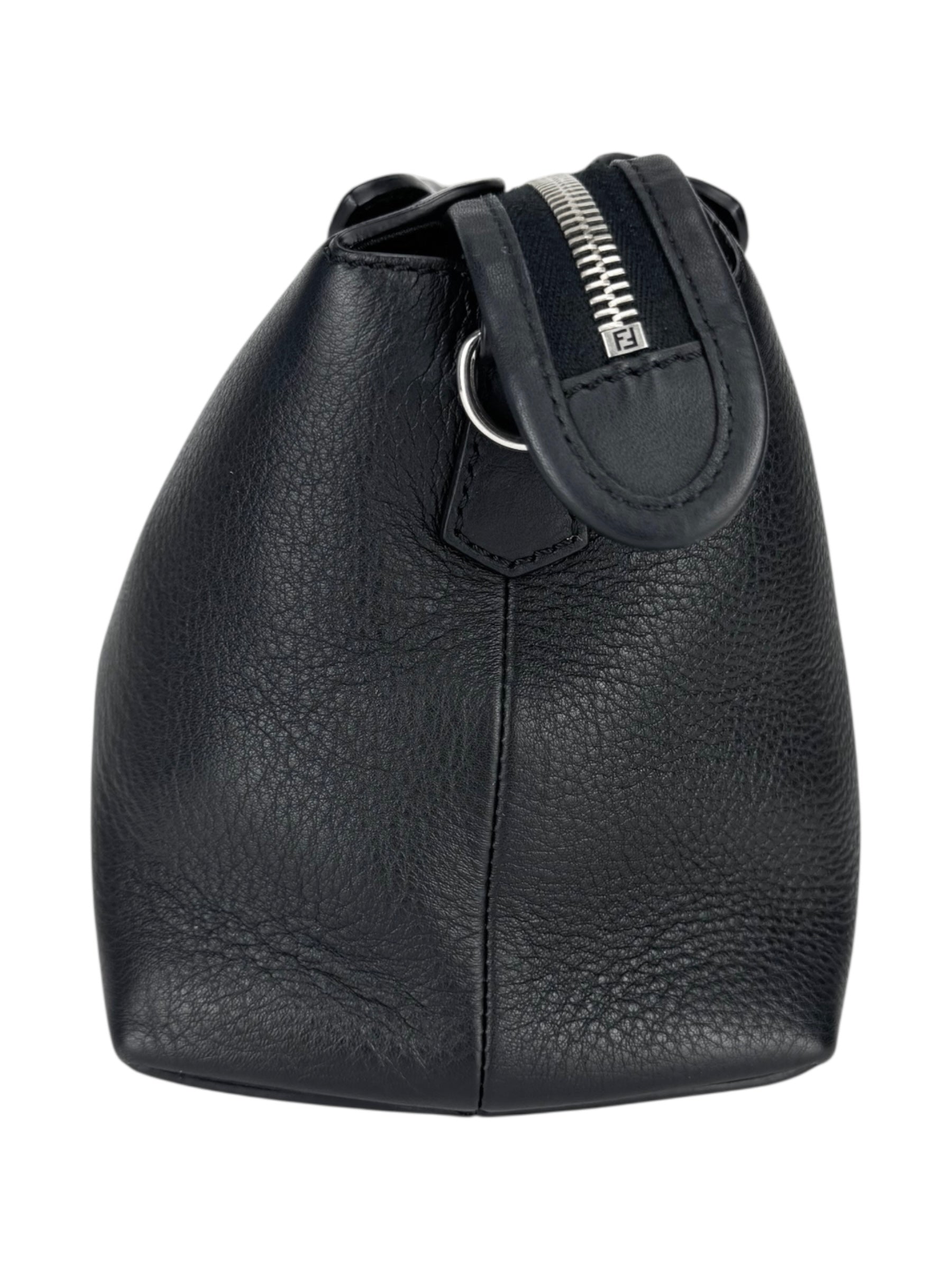 Fendi Black Leather By the Way Bag Medium