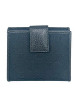 Gucci Canvas and Leather GG Princy Sherry Bifold Compact Wallet