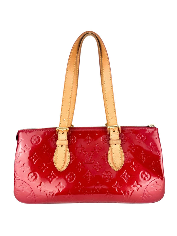 Louis Vuitton Pomme D'Amour (Candy Apple Red) Vernis Rosewood Avenue Bag