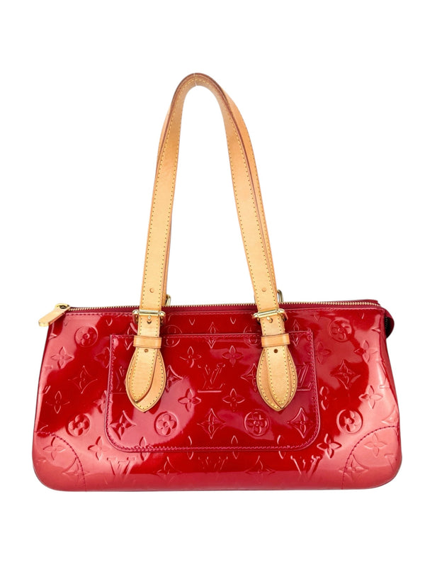 Louis Vuitton Pomme D'Amour (Candy Apple Red) Vernis Rosewood Avenue Bag