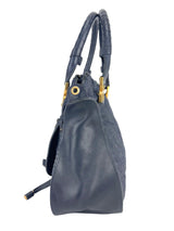 Chloe Blue Denim Marcie Bag Medium