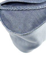 Chloe Blue Denim Marcie Bag Medium