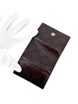 Gucci Brown Leather Guccissima 6 Ring Key Case Holder