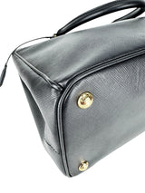 Prada Black Saffiano Leather Galleria Tote Bag Medium