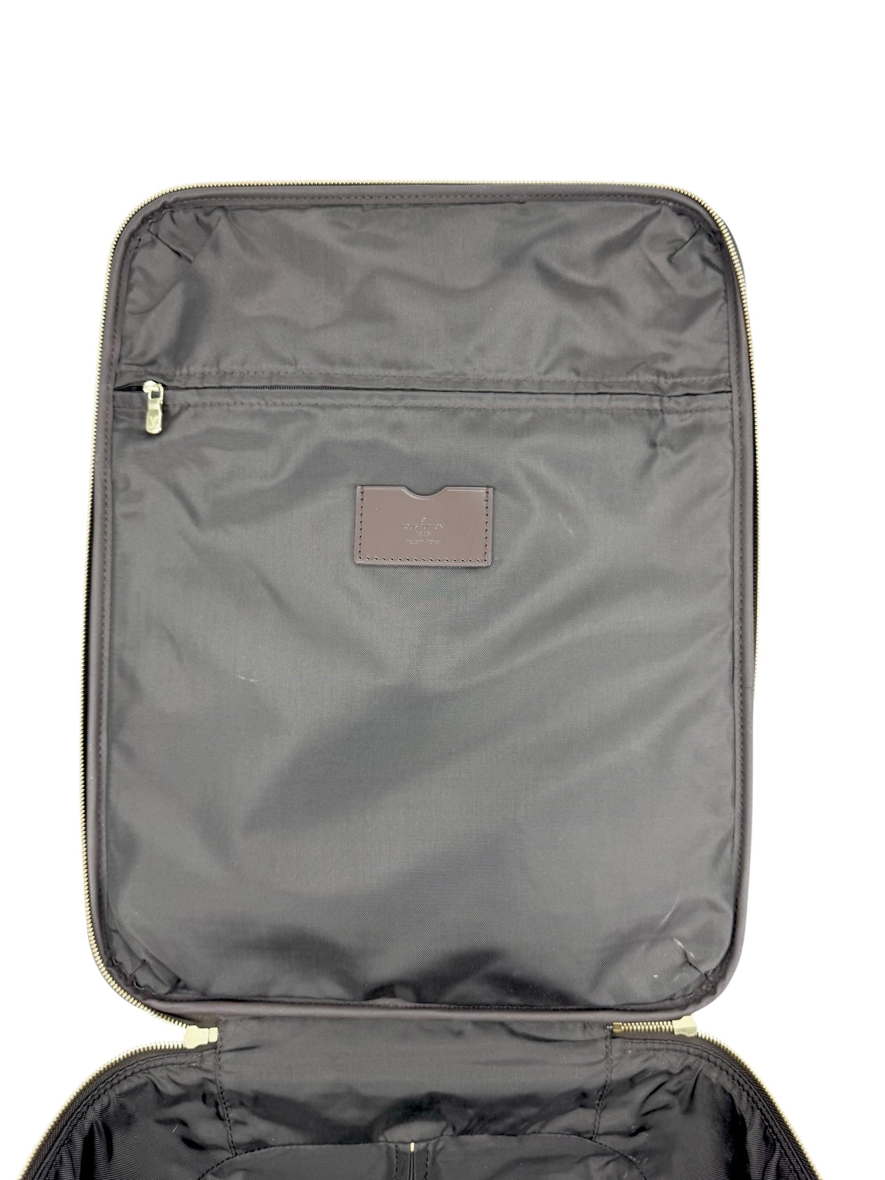 Louis Vuitton Damier Ebene Canvas Leather Pegase Suitcase 45