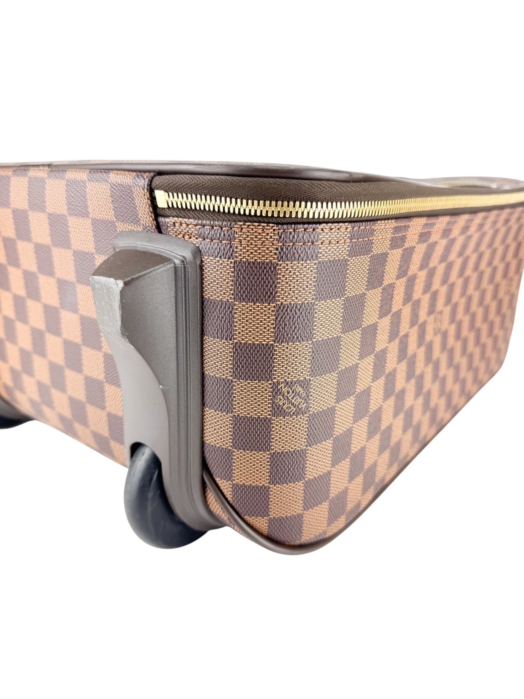 Louis Vuitton Damier Ebene Canvas Leather Pegase Suitcase 45