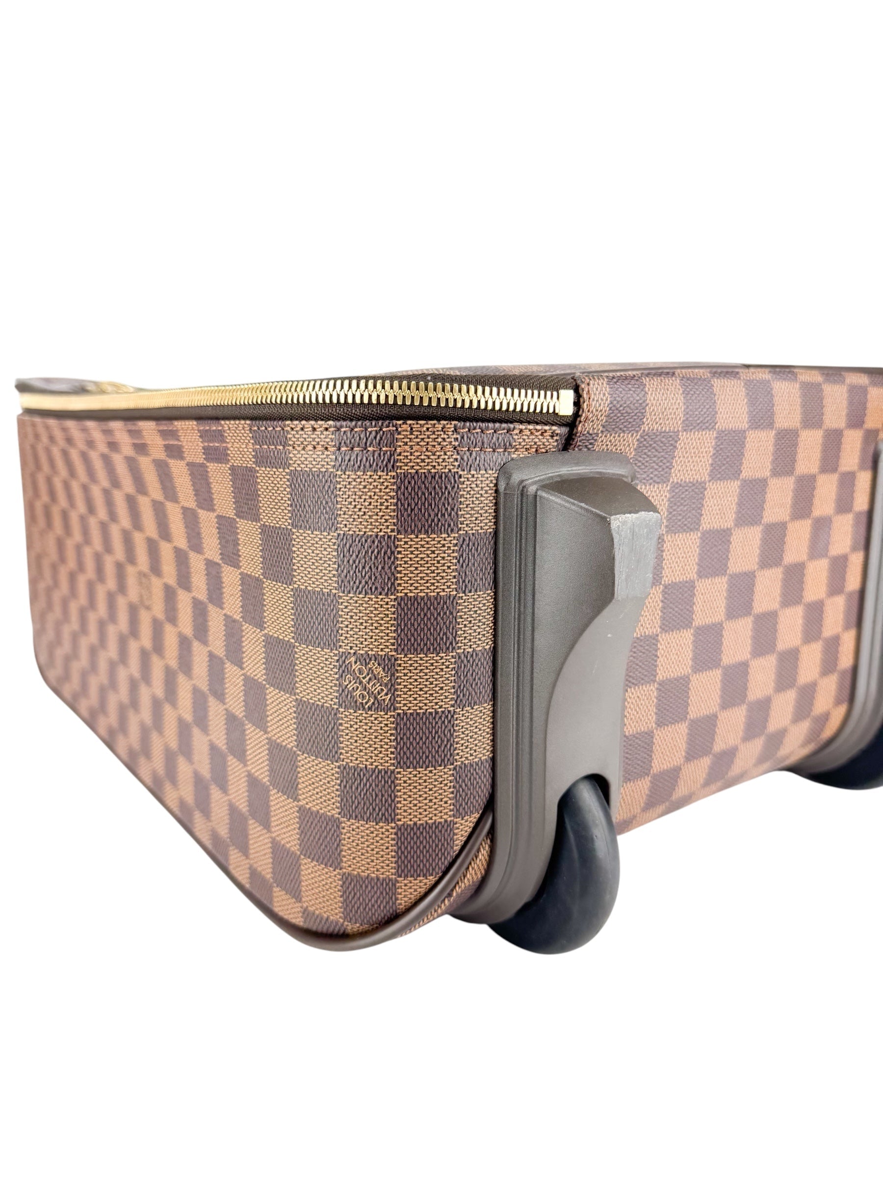 Louis Vuitton Damier Ebene Canvas Leather Pegase Suitcase 45