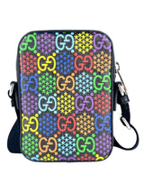 Gucci Multicolor Coated Canvas Leather GG Psychedelic Shoulder Bag