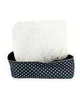 Hermes Silk Green, White & Black Pouch