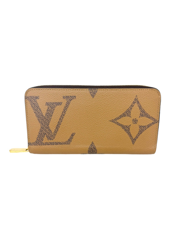 Louis Vuitton Giant Reverse Monogram Leather Zippy Long Wallet