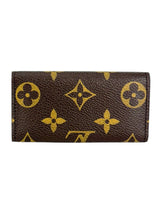 Louis Vuitton Monogram Canvas Leather 4-Ring Key Case