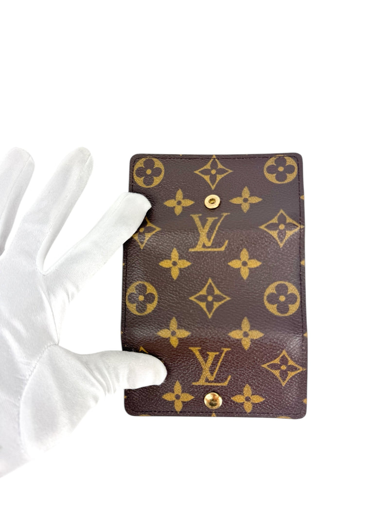 Louis Vuitton Monogram Canvas Leather 4-Ring Key Case