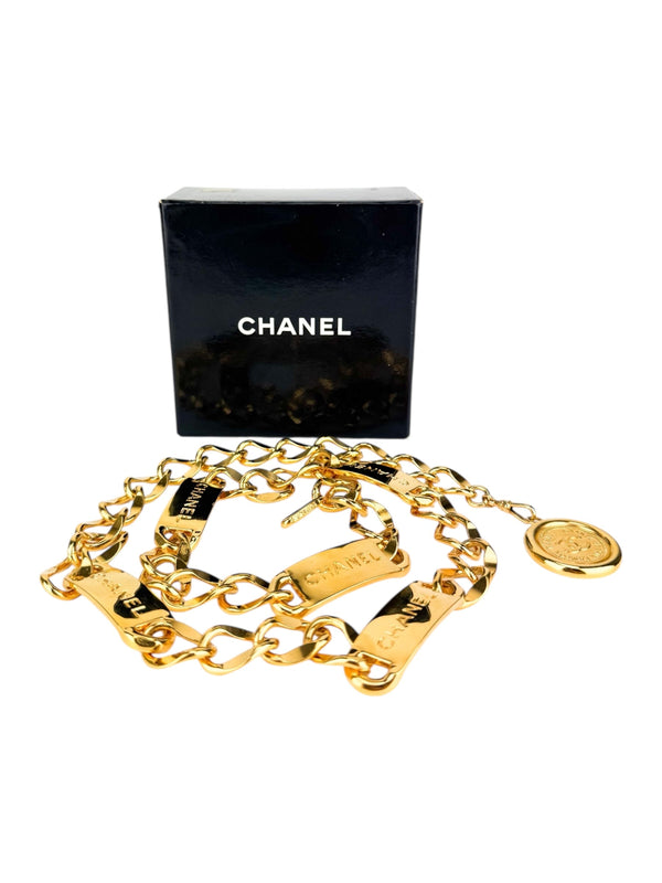 Chanel Gold CC Medallion Chain Belt
