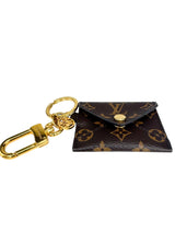Louis Vuitton Leather Monogram Canvas Porte Cles Kirigami Bag Charm