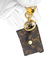Louis Vuitton Leather Monogram Canvas Porte Cles Kirigami Bag Charm