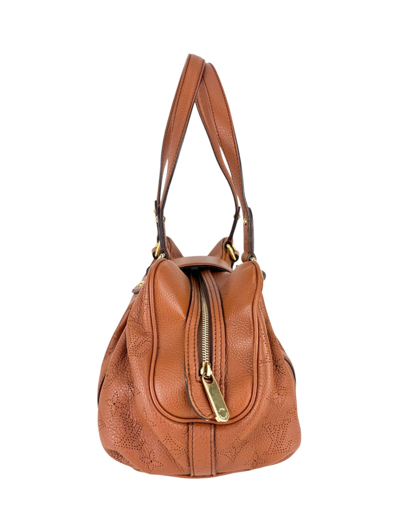 Louis Vuitton Brown Leather Mahina Luna Shoulder Bag Bag PM