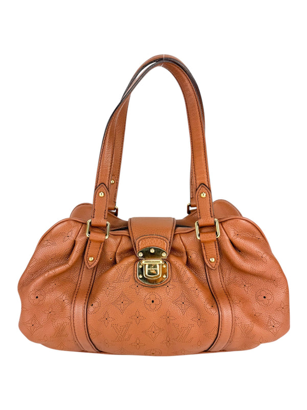 Louis Vuitton Brown Leather Mahina Luna Shoulder Bag Bag PM