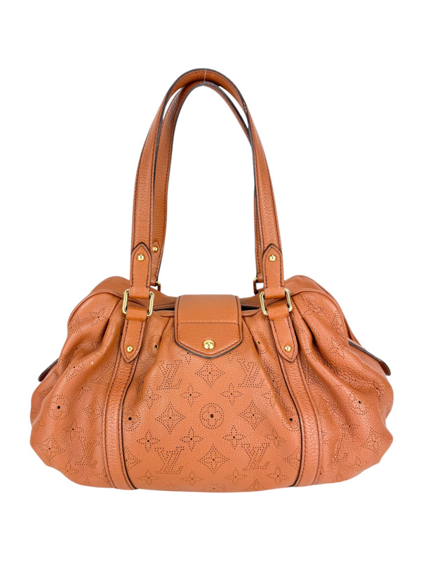 Louis Vuitton Brown Leather Mahina Luna Shoulder Bag Bag PM