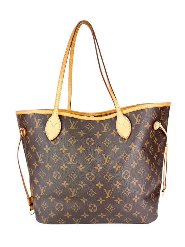 Louis Vuitton Monogram Canvas Leather Neverfull MM