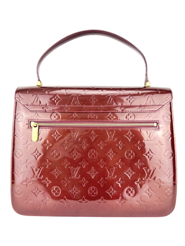 Louis Vuitton Burgundy Vernis Romaine Bag