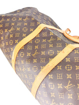 Louis Vuitton Monogram Canvas Leather Keepall 60
